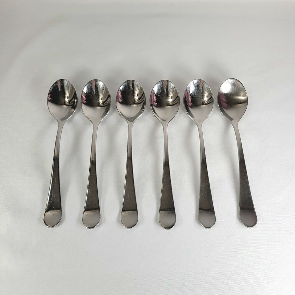 Gourmet Settings 18/10 Windermere GS Stainless Flatware Set 6 Teaspoons 6 3/4"